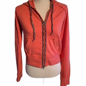 Free People Orange Sweatshirt